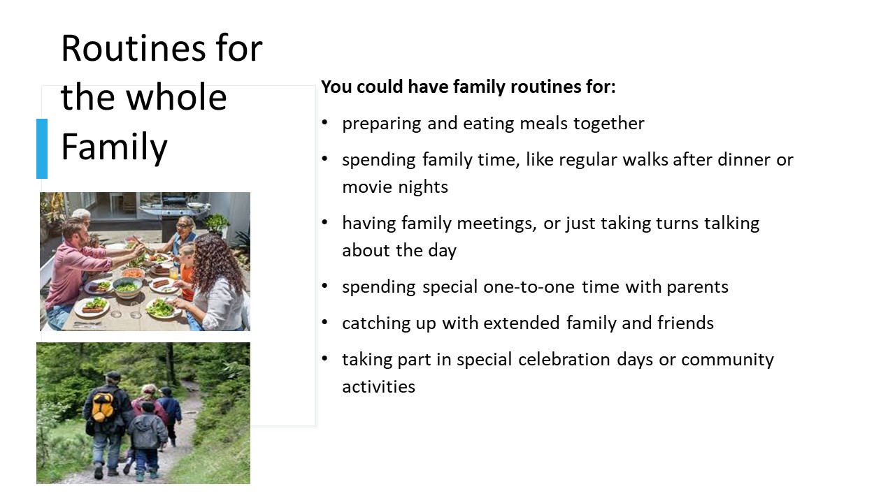 Routines for the whole family 